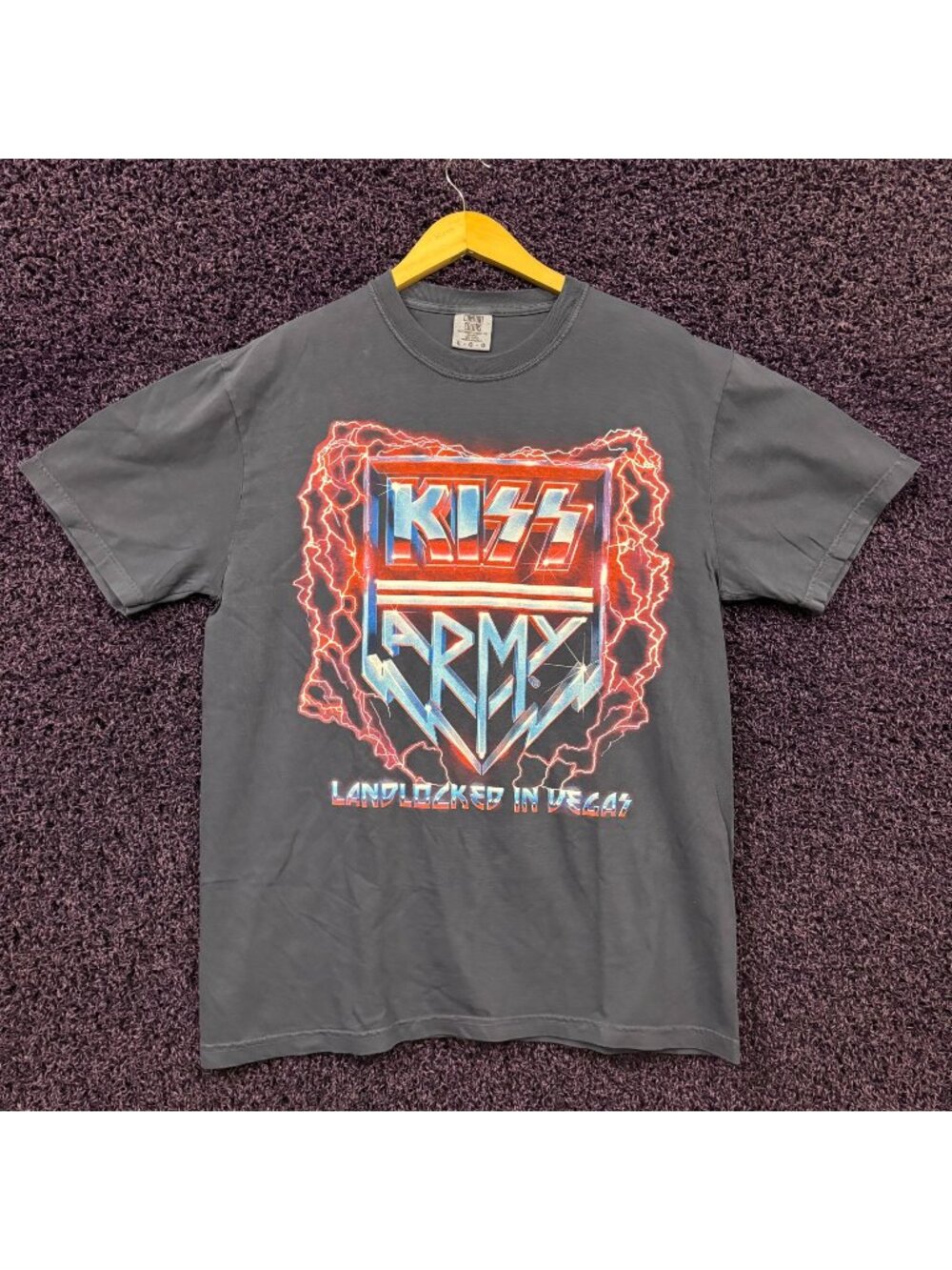 KISS Army Landlocked in Vegas Residency Glam Metal T-Shirt L